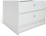 Home Malibu 3 Door 4 Drawer Wardrobe - White (B Grade)