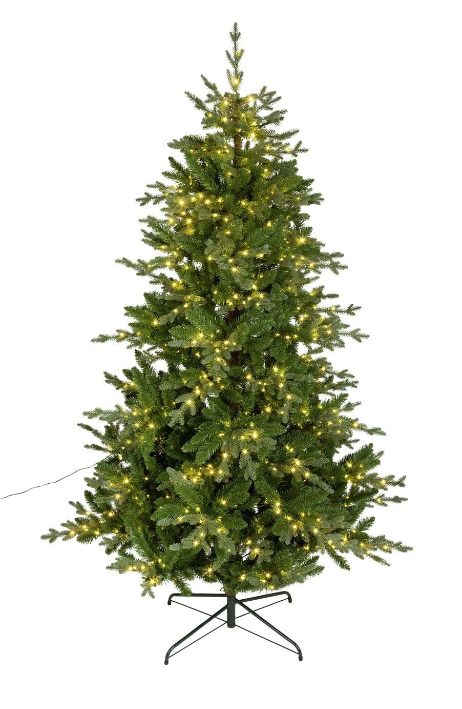 Habitat 7ft Pre lit Dewdrop Mixed Tipped Christmas Tree ( B Grade 37130 )