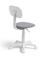 Home Fabric Office Chair Grey | Swivel Office Desk Chair Furniture