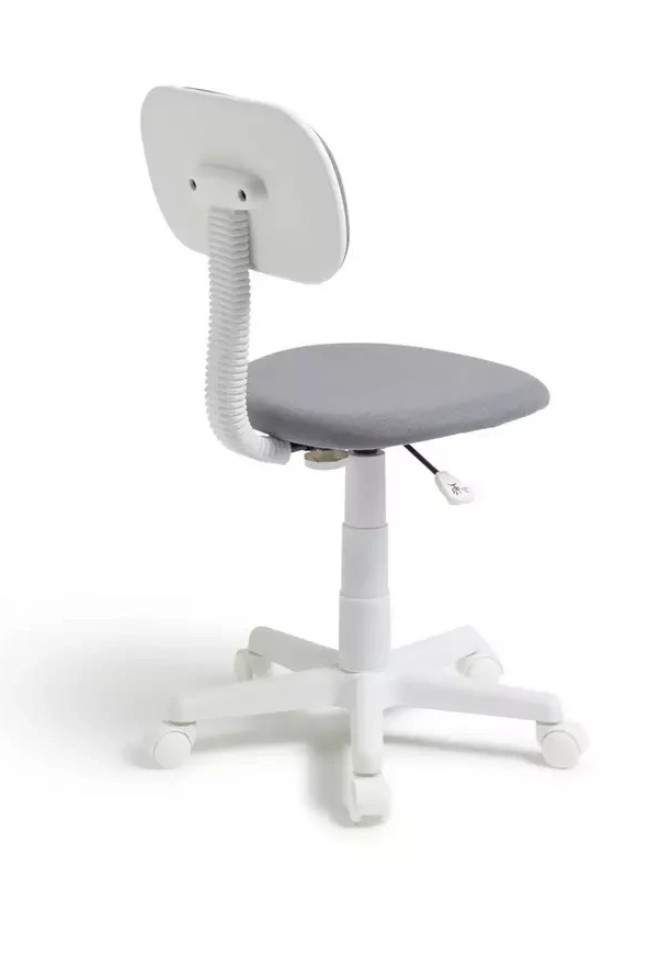 Home Fabric Office Chair Grey | Swivel Office Desk Chair Furniture