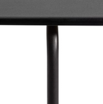 Habitat Jayla Metal Dining Table & 4 Black Chairs