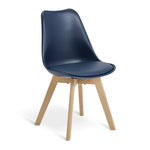 Jerry Pair of Dining Chair - Navy Blue | Classic design chairs