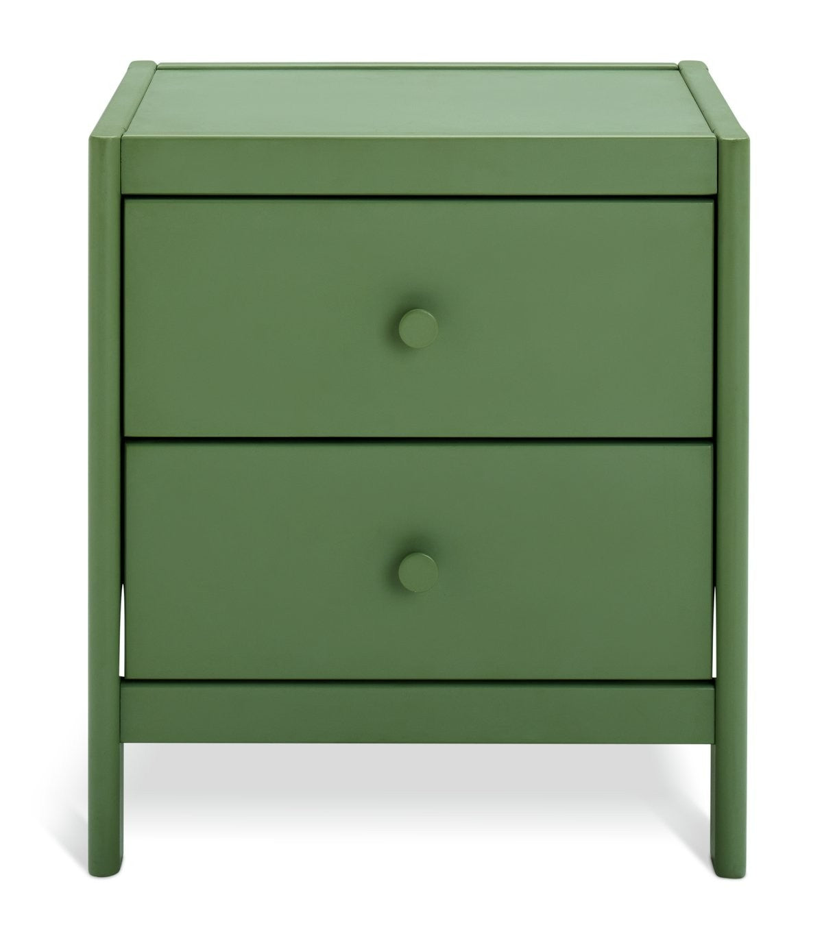Bronte 2 Drawer Bedside Table - Green | Bedroom furniture