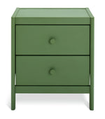 Bronte 2 Drawer Bedside Table - Green | Bedroom furniture