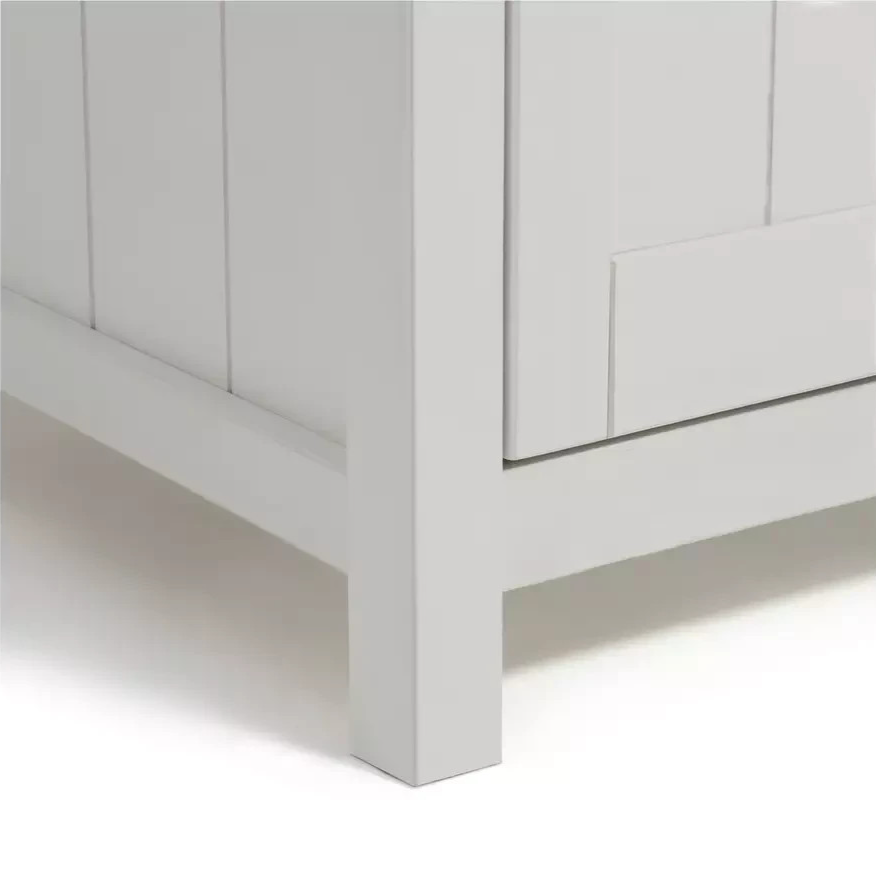 Home Scandinavia 3 Door 3 Drawer Wardrobe White | Large Bedroom Storage Unit