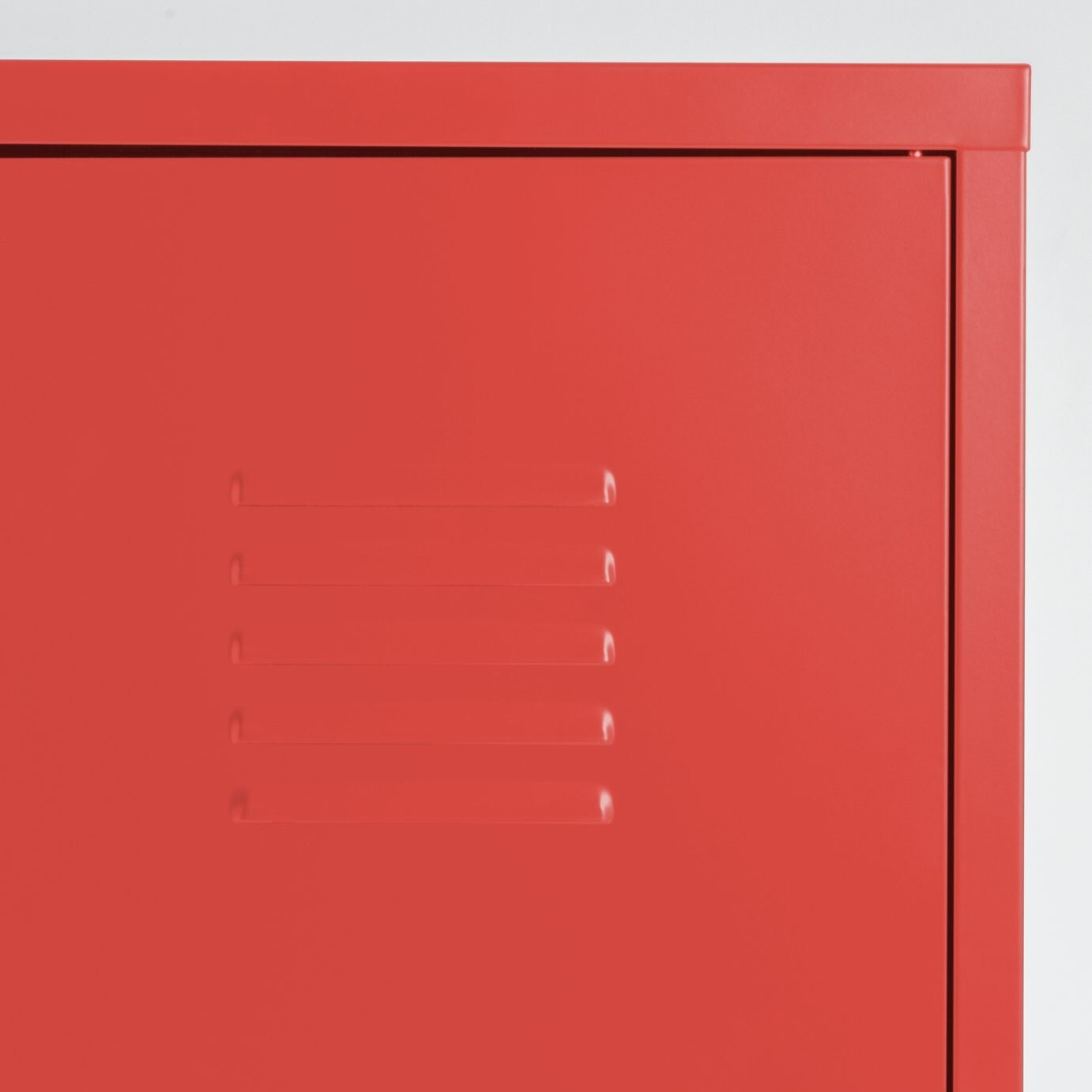 Habitat Tall 1 Door 4 Shelf Locker - Red ( B Grade 47567 )
