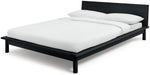 Habitat Akio Kingsize Platform Bed Frame - Black ( B Grade 32618  )