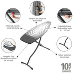 Brabantia 135 x 45cm Ironing Board Titan Oval | Extra Wide Heat Resistant Cover