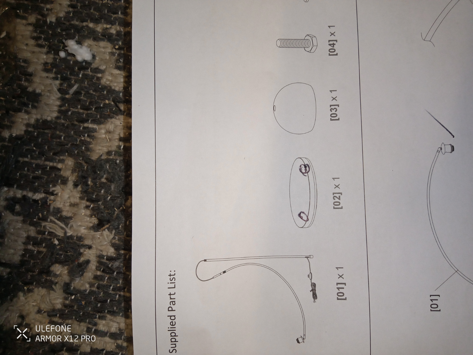 Habitat Wilderness Large Arc Floor Lamp ( B Grade 56475 )