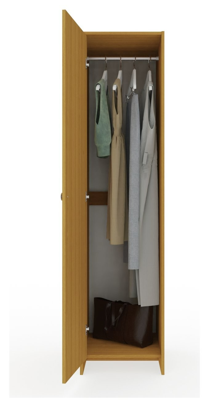 Seville 1 Door Wardrobe - Oak