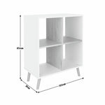 Skandi Deep Shelving Unit - White & Oak | Functional Fabulous Storage Space