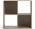 Squares 4 Cube Storage Unit - Oak Effect