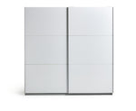 Holsted 200cm Sliding Wardrobe - White | Refined Bedroom Atmosphere