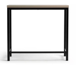 Habitat Zayn Metal 2 Seater Bar Table - Black & Birch ( B Grade 36563 )