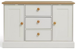 Winchester 2 Door 3 Drawer Sideboard - Cream ( B Grade )