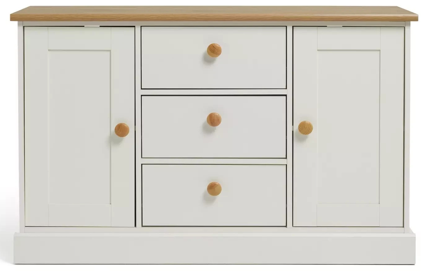 Winchester 2 Door 3 Drawer Sideboard - Cream ( B Grade )