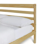 Home Kaycie Small Double Wooden Bed Frame - Pine | Sturdy Durable Furniture