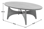 Habitat Mid Century Round Coffee Table - Black