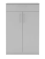 Brisbane 2 Door Shoe Storage Cabinet - Grey ( B Grade 34065 - 34066 )