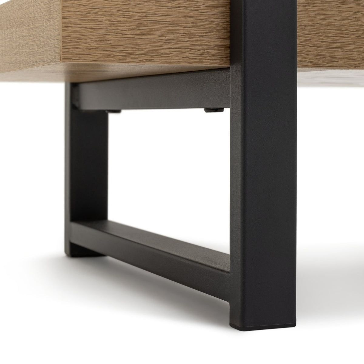 Loft Living Tall Steel Bookcase - Oak | Industrial Interior Style