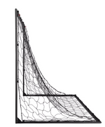 Opti 7 x 5ft Pro Metal Football Goal | Outdoor Garden Football Goal Post Set
