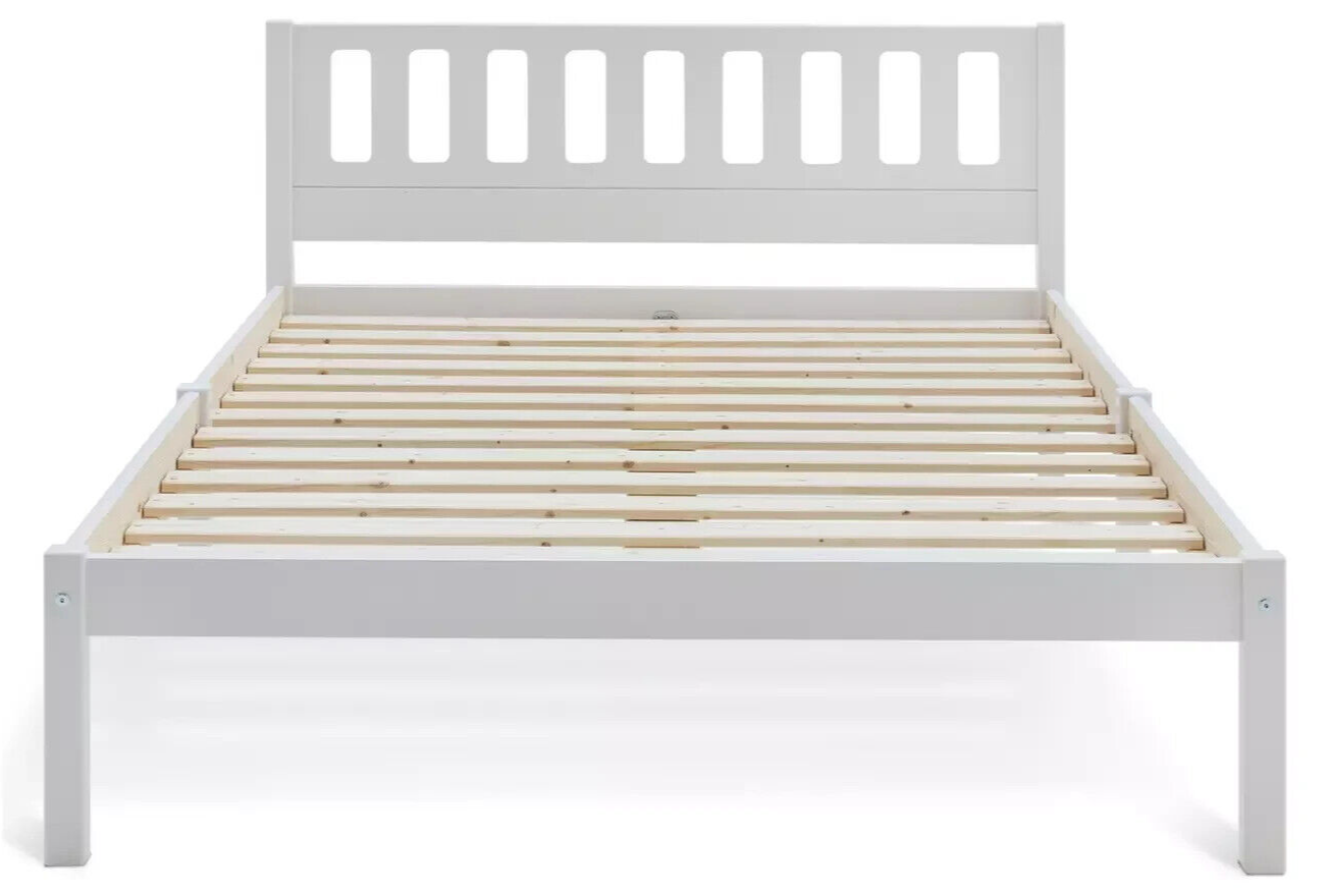 Habitat Ronnie Small Double Bed Frame - White ( B Grade 37189 )
