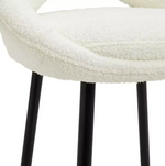 Habitat Hermione Boucle Bar Stool - Cream