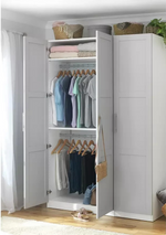 Munich Double Wardrobe Internal Shelves 2 Pack White | Storage Shelves