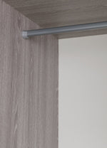 Seville 2 Door Wardrobe - Grey Oak Effect