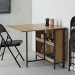 Loft Living Folding 4-6 Seater Dining Table - Oak ( B Grade 57942 )