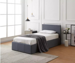 Heathdon Single Ottoman Bed Frame - Grey (S)