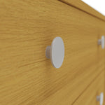 Seville 2 Piece 1 Door Wardrobe Set - Oak
