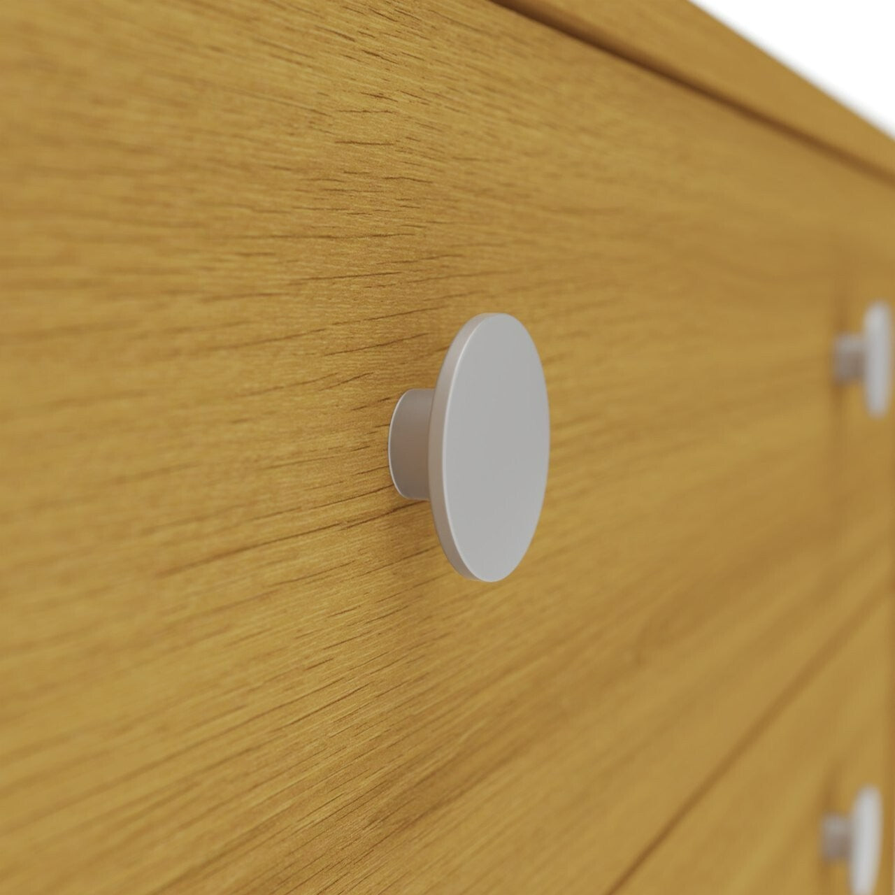 Seville 2 Piece 1 Door Wardrobe Set - Oak