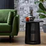 Habitat Jericho Side Table - Black | Modern Nightstand Bedside End Table Small