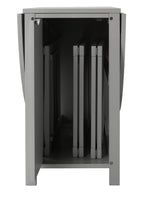 Home Butterfly Ext Grey Dining Table & 4 Grey Chairs | Modern Home Dining