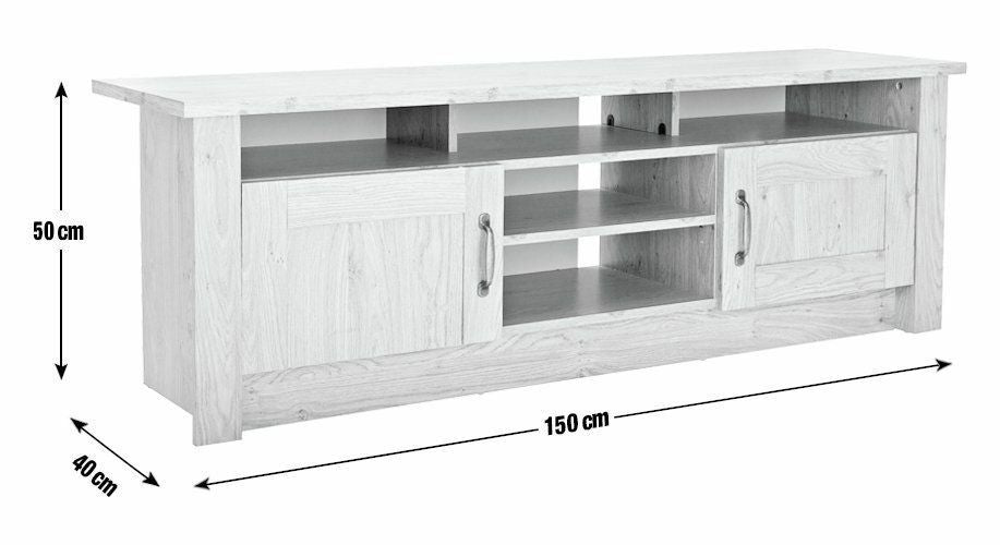 Ohio TV Unit - Oak Effect ( B Grade 37647 - 37651 )
