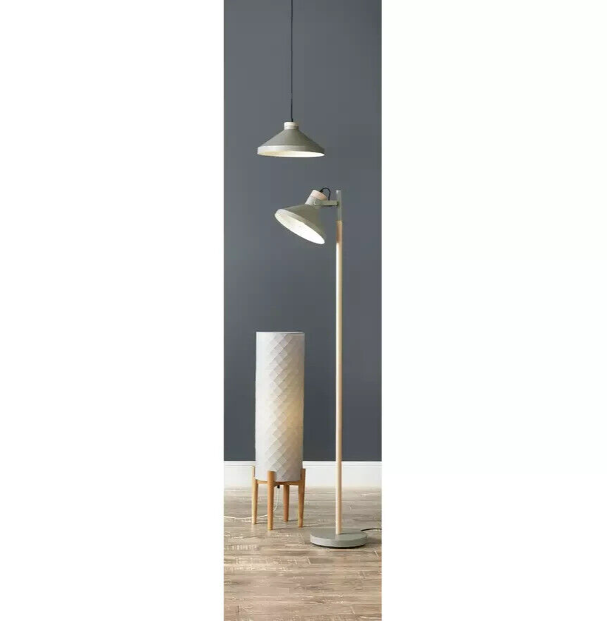 Skandi Floor Lamp - Grey