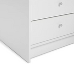 Malibu 2 Door 2 Drawer Wardrobe - White ( B Grade )
