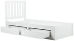 Birlea Appleby Single Wood Effect Bed Frame - White