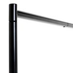 Heavy Duty 6 Feet Wide Clothes Rail Black | Garment Hanging Rail Clothes Storage