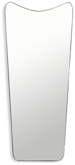 Habitat Black Full Length Curved Wall Mirror - 140x60cm