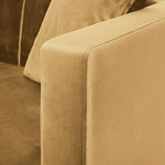 Home Everly Velvet 2 Seater Sofa - Camel