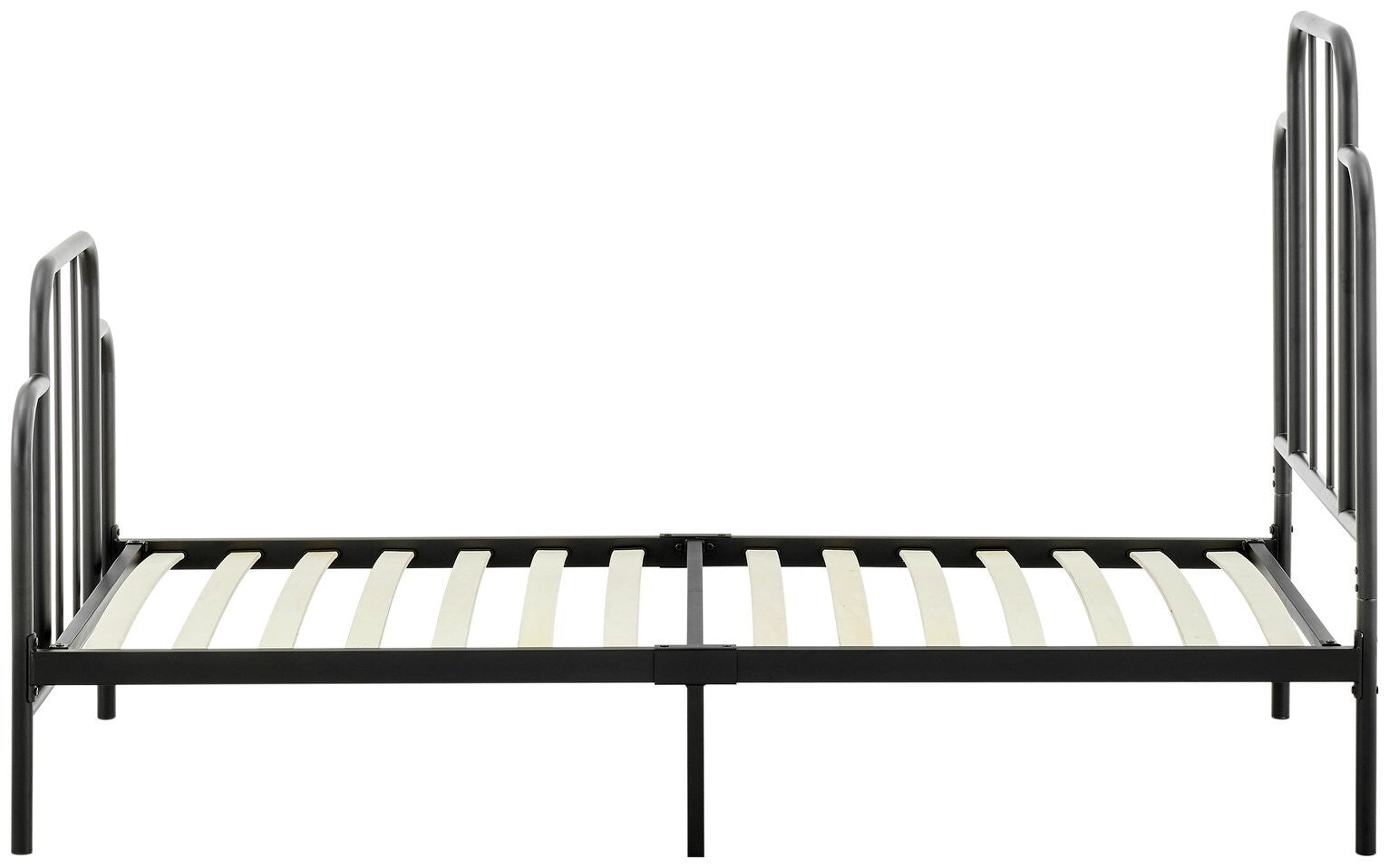 Habitat Jacques Single Metal Bed Frame - Black | Sturdy Bedroom with Mattress