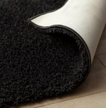 Cosy Black Rug 120x170cm | Modern Living Room Floor Rug Carpet