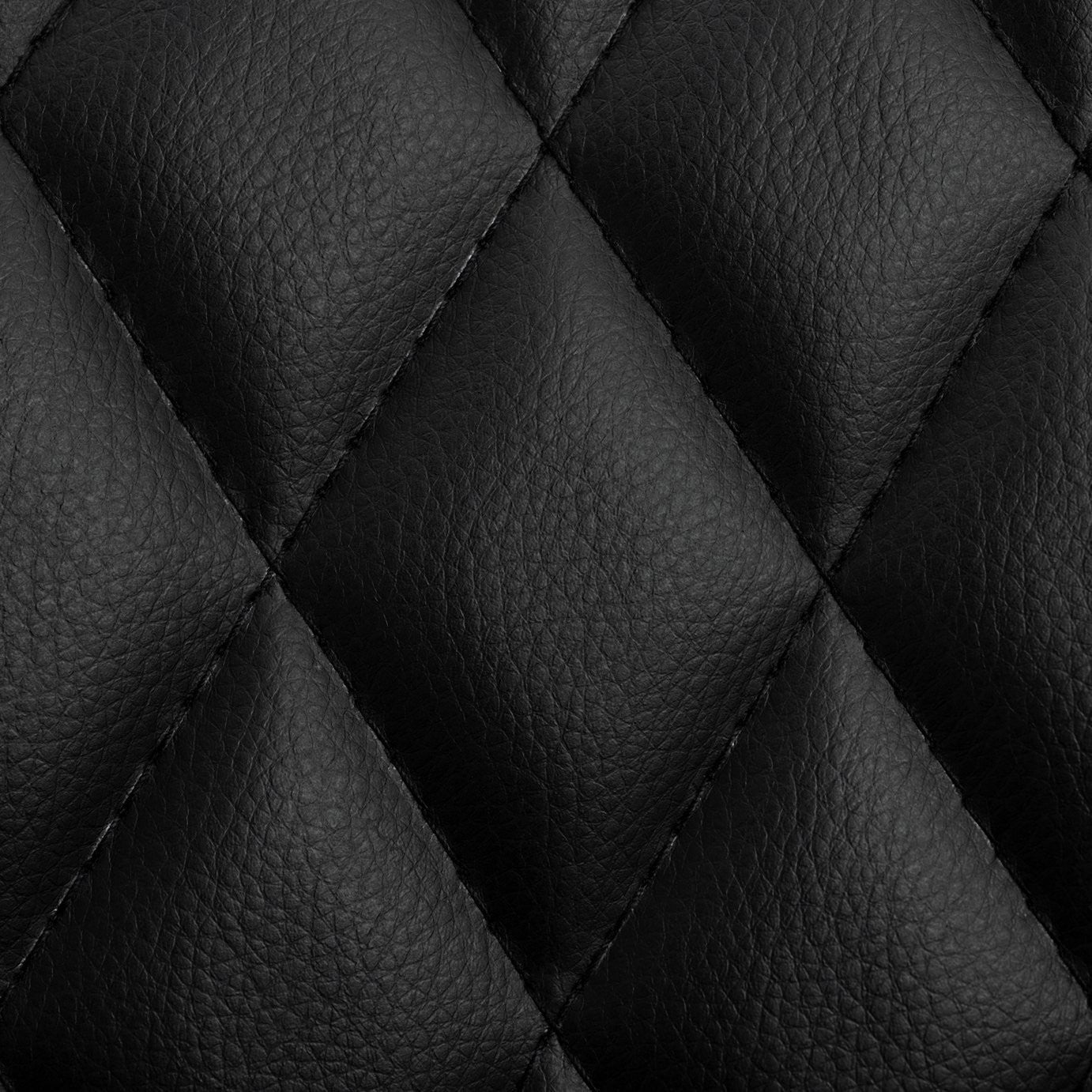 Habitat Sorel Faux Leather Office Chair - Black & Brown | PU leather chair
