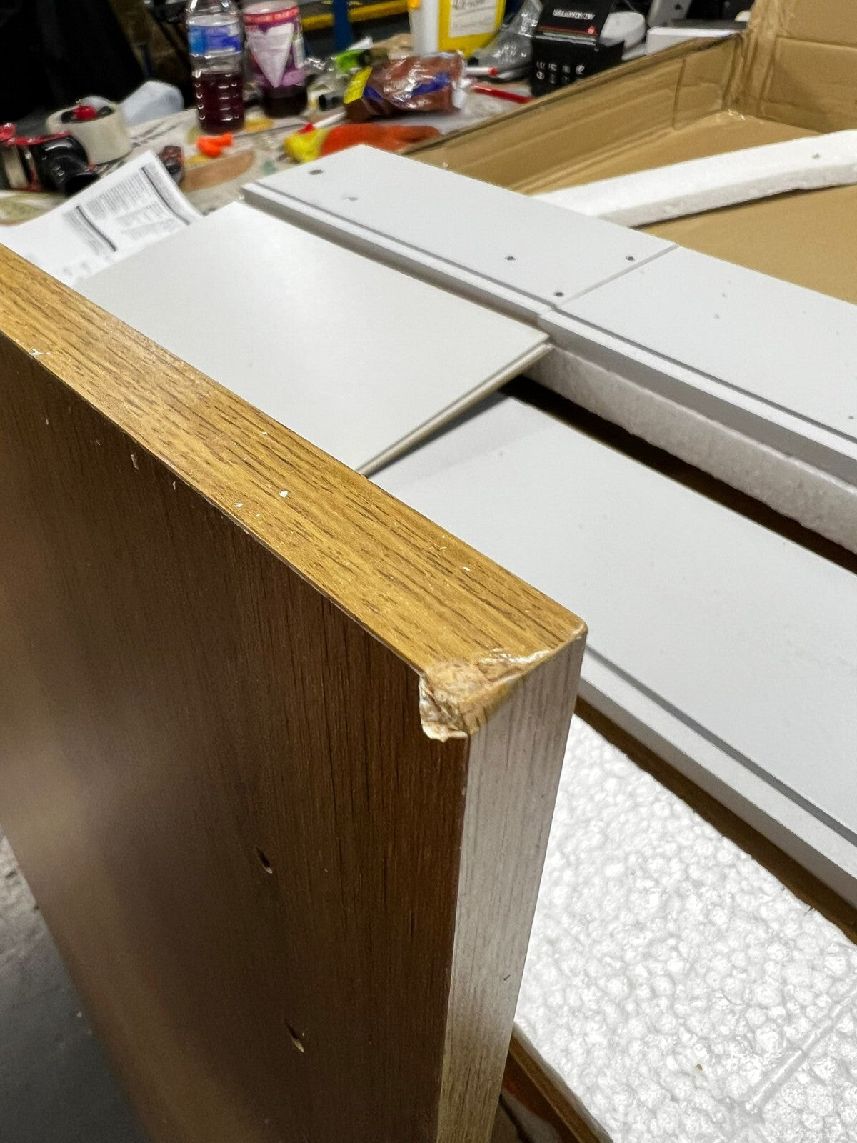 Malibu 2 Door 2 Drawer Wardrobe - Oak Effect ( B Grade )