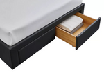 Home Lavendon 4 Drawer Kingsize Bed Frame - Black ( B Grade )