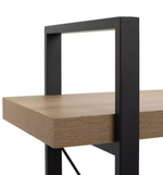 Habitat Loft Living Tall Steel Bookcase - Oak