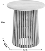 Habitat Jericho Side Table - Black | Modern Nightstand Bedside End Table Small