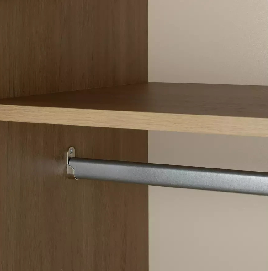 Home Brisbane 4 Door 3 Drawer Wardrobe - Oak | Growing Modern Bedroom Storage